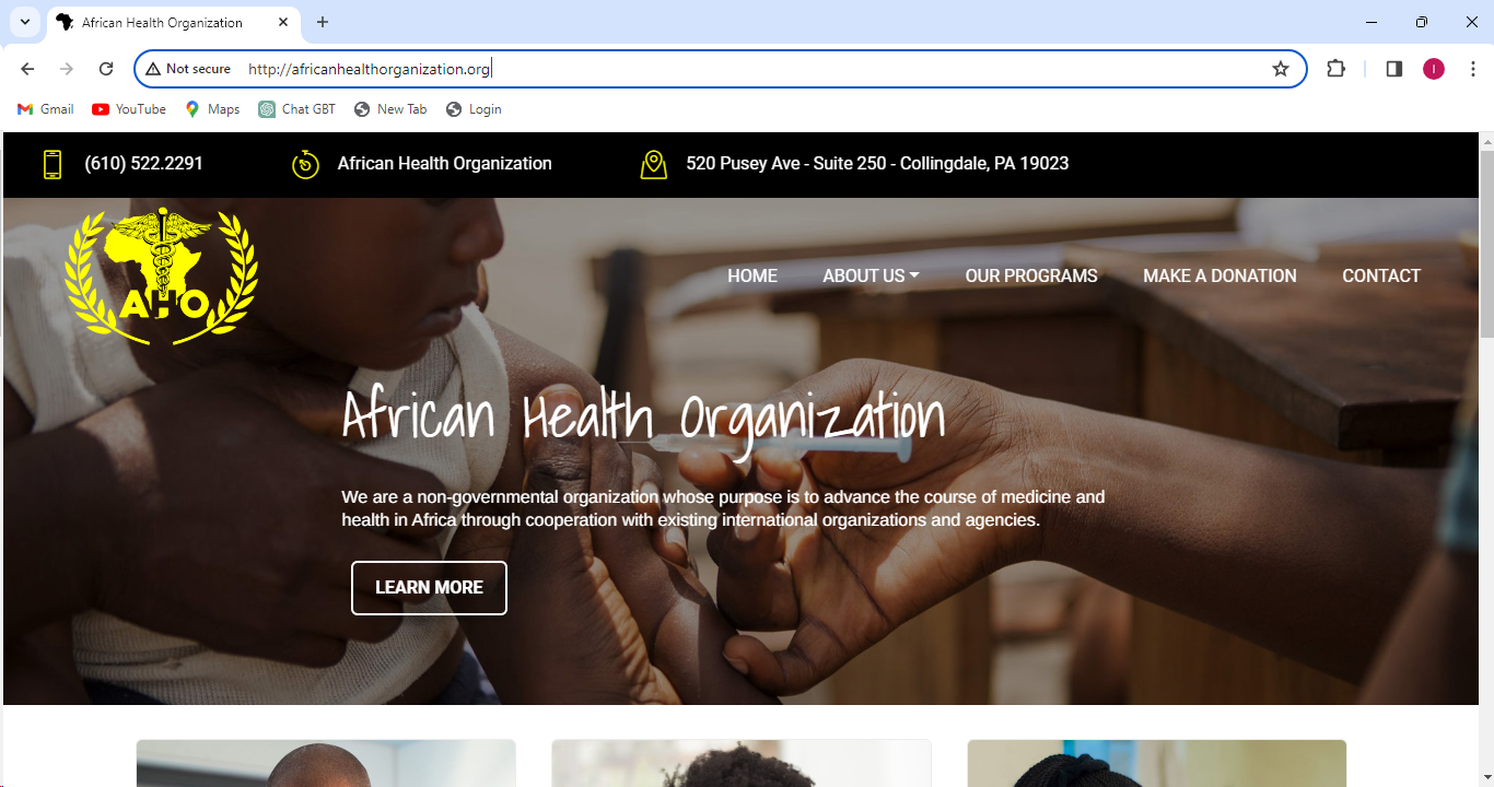 African Health Organization - Pennsylvania